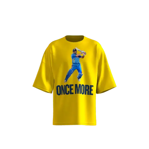 ONCE MORE CSK T-SHIRT